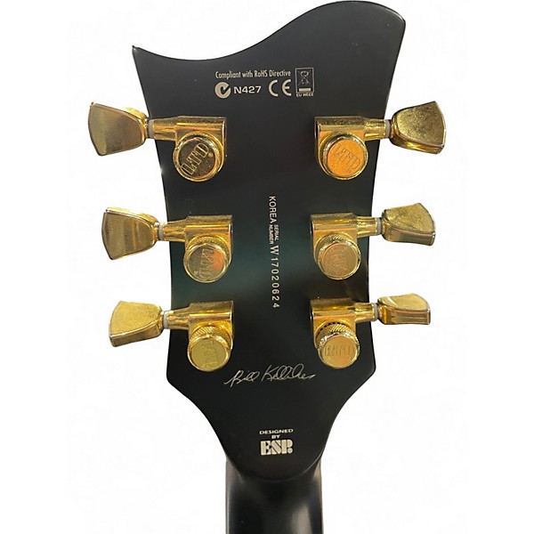 Used ESP LTD SPARROWHAWK Black Solid Body Electric Guitar