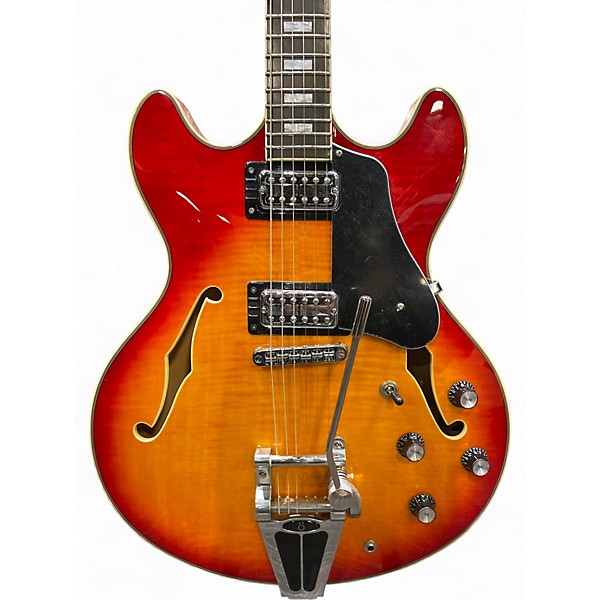 Used Sire LARRY CARLTON H7 2 Tone Sunburst Hollow Body Electric Guitar