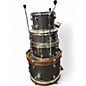 Used TAMA 4 Piece Club Jam Grey Sparkle Drum Kit