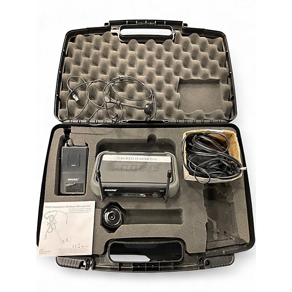 Used Shure PG30/PGX4 WIRELESS PACKAGE Headset Wireless System
