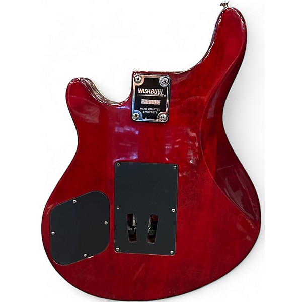 Used Washburn BT8 Transparent Red Solid Body Electric Guitar