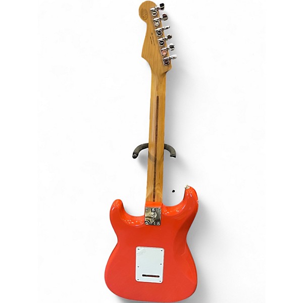 Used 2023 Fender  Stratocaster (Mex) Festia Red Solid Body Electric Guitar