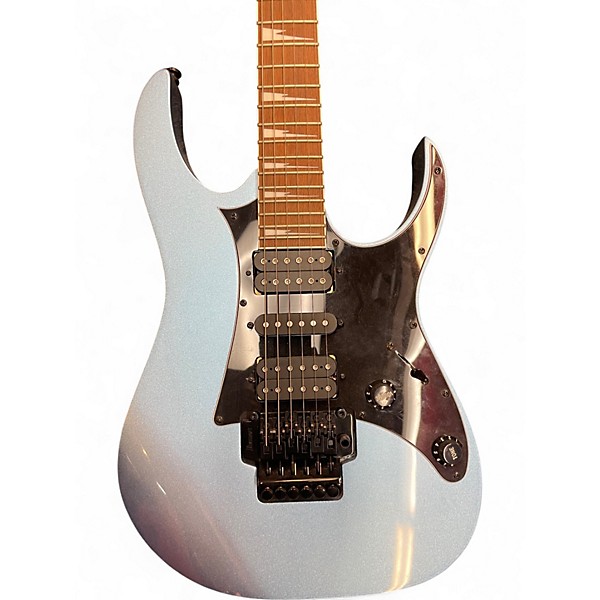 Used Ibanez RG450EXB Ice Blue Metallic Solid Body Electric Guitar