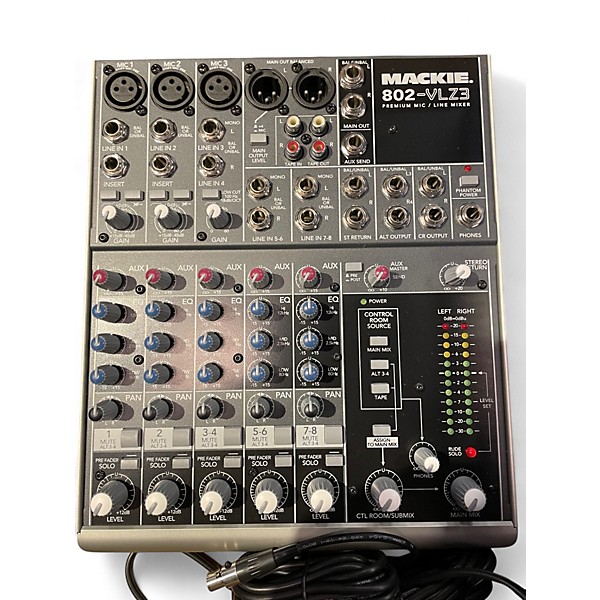 Used Mackie 802VLZ3 Unpowered Mixer
