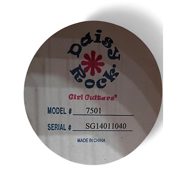 Used Daisy Rock 7501 Purple Acoustic Guitar