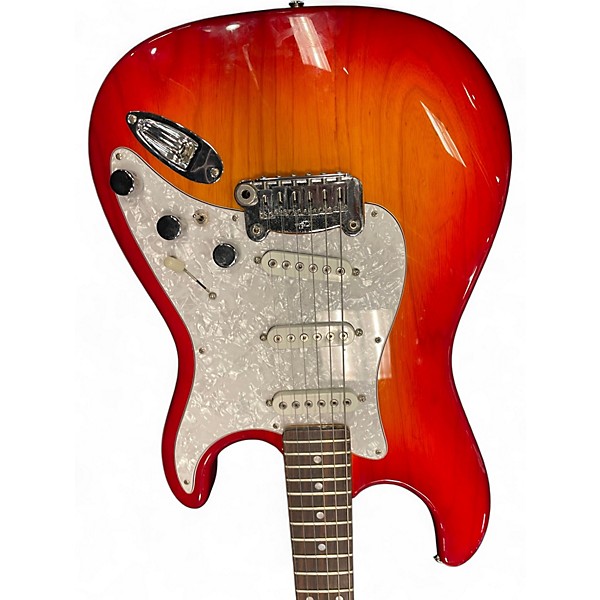 Used 2020s G&L Fullerton Deluxe S-500 CHERRY BURST Solid Body Electric Guitar