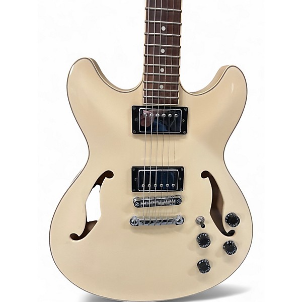 Used Ibanez AS73G Antique Ivory Hollow Body Electric Guitar