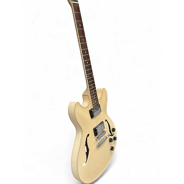 Used Ibanez AS73G Antique Ivory Hollow Body Electric Guitar