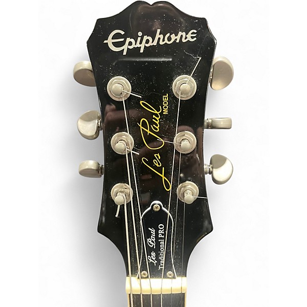 Used Epiphone Les Paul Traditional Pro Red Solid Body Electric Guitar