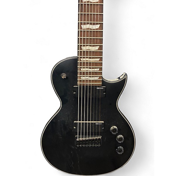 Used Esp Ltd EC-258 Black Solid Body Electric Guitar