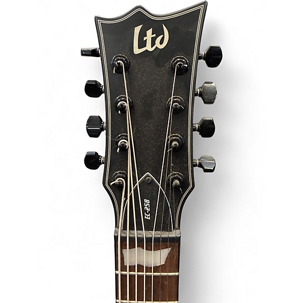 Used Esp Ltd EC-258 Black Solid Body Electric Guitar