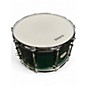 Used Palmetto 14X8 SNARE MAPLE GREEN SPARKLE Drum