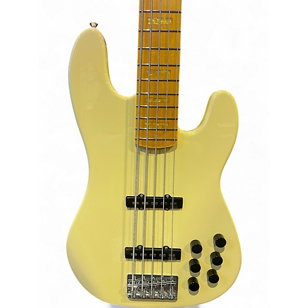 Used Markbass GV-5 Cream Electric Bass Guitar