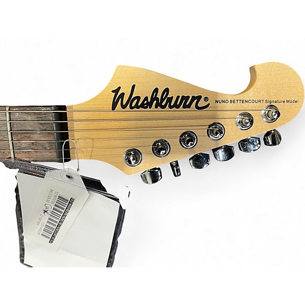 Used Washburn Nuno Bettencourt N1 Flat Black Solid Body Electric Guitar