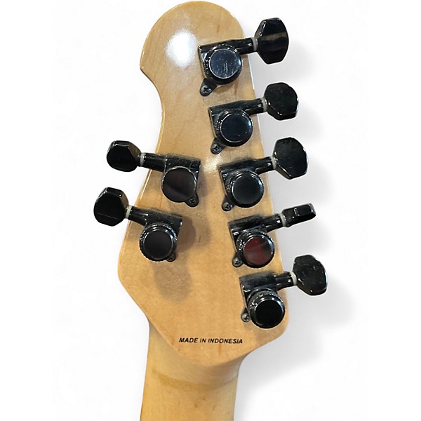 Used Sterling by Music Man JP70 John Petrucci Signature Black Solid Body Electric Guitar