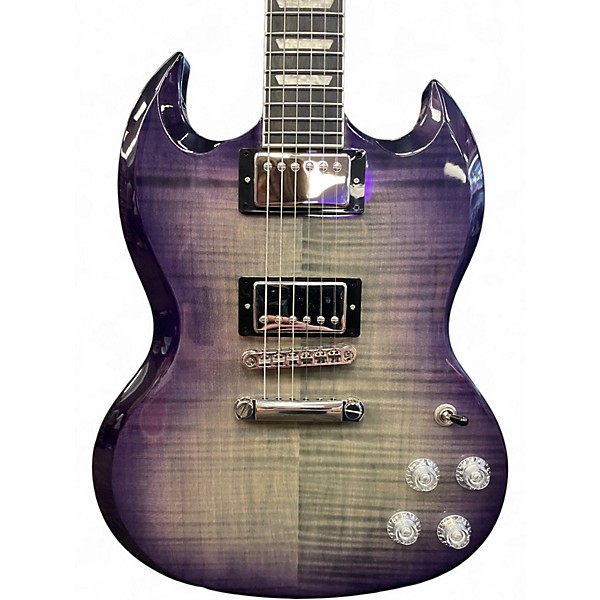 Used Epiphone SG MODERN FIGURED PURPLE BURST Solid Body Electric Guitar
