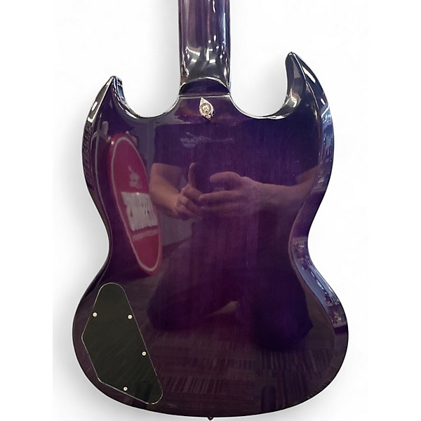 Used Epiphone SG MODERN FIGURED PURPLE BURST Solid Body Electric Guitar