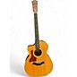 Used Taylor 214CE Left Handed Natural Acoustic Electric Guitar thumbnail