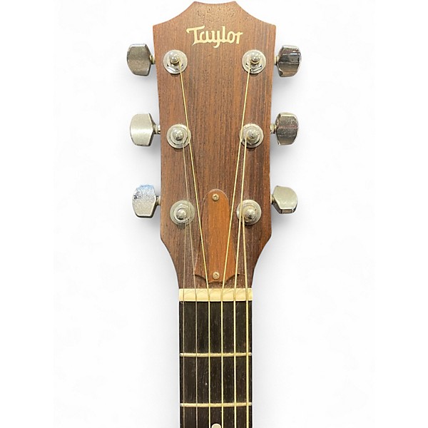 Used Taylor 214CE Left Handed Natural Acoustic Electric Guitar