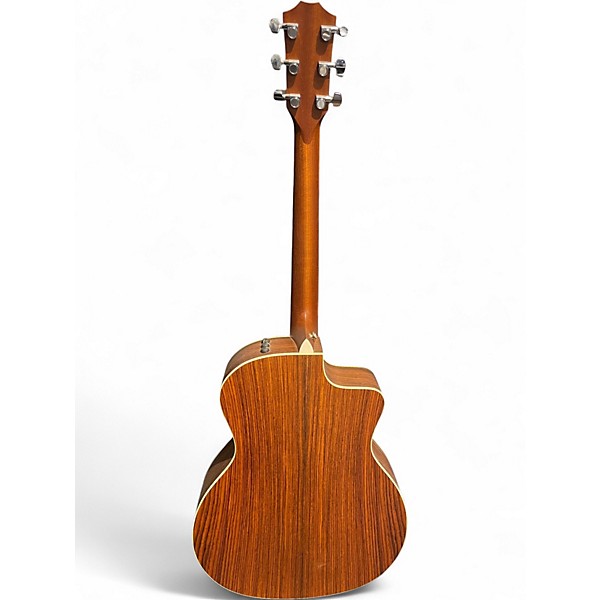 Used Taylor 214CE Left Handed Natural Acoustic Electric Guitar