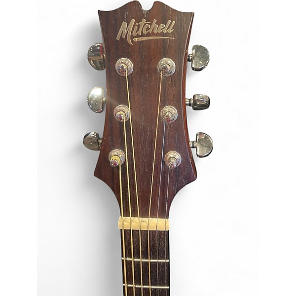 Used Mitchell t313ce Natural Acoustic Electric Guitar