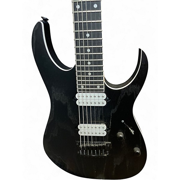 Used Ibanez rgr752ah BLACK Solid Body Electric Guitar