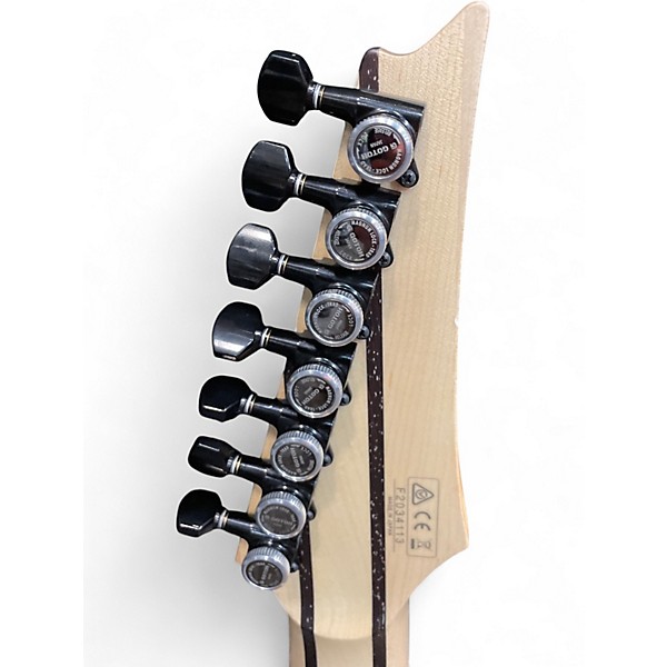 Used Ibanez rgr752ah BLACK Solid Body Electric Guitar