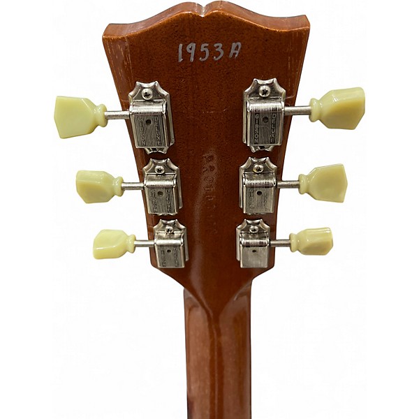 Used 2009 Gibson Les Paul Tribute 1953 Gold Solid Body Electric Guitar