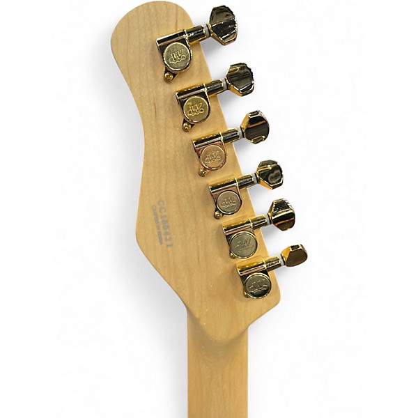 Used Michael Kelly MK60 Burl Ultra Natural Burl Solid Body Electric Guitar