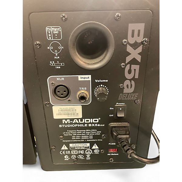 Used M-Audio BX5A Pair Powered Monitor