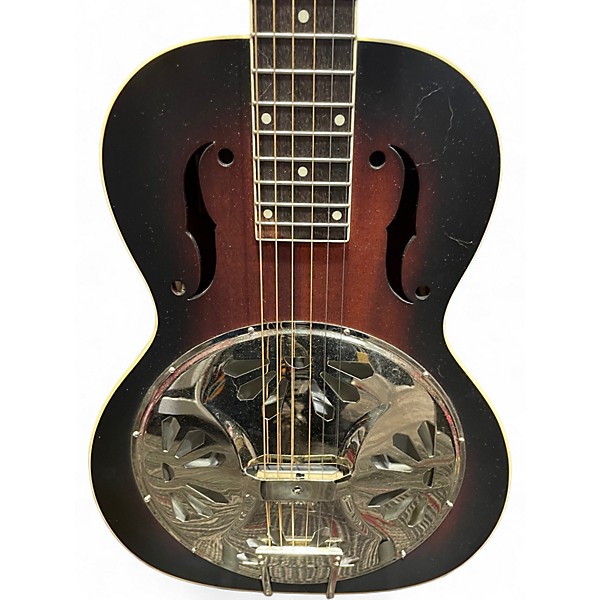 Used Gretsch Guitars G9230 Bobtail Square Neck 2 Color Sunburst Resonator Guitar