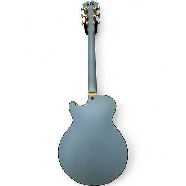 Used D'Angelico DLX SSTP LIGHT BLUE Hollow Body Electric Guitar