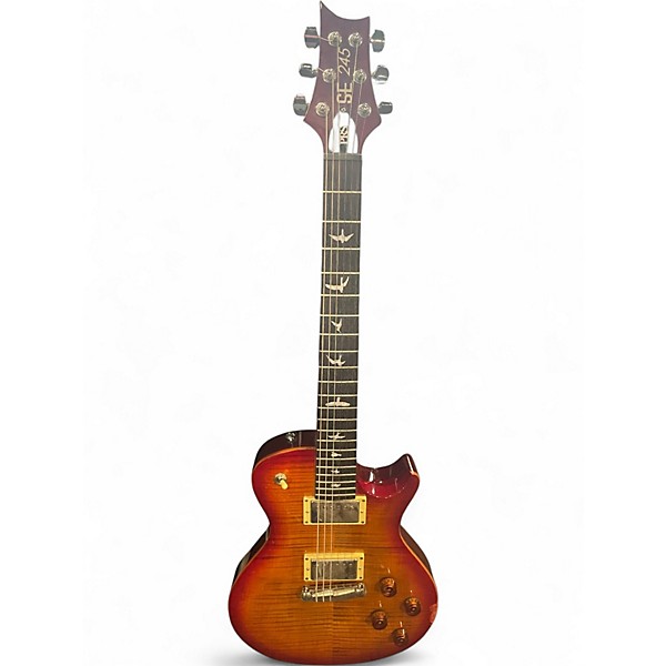 Used PRS 245 SE Cherry Sunburst Solid Body Electric Guitar