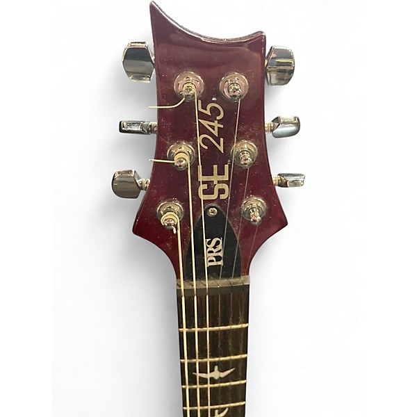 Used PRS 245 SE Cherry Sunburst Solid Body Electric Guitar
