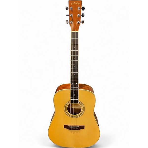Used Zager ZAD50N NATURAL Acoustic Guitar