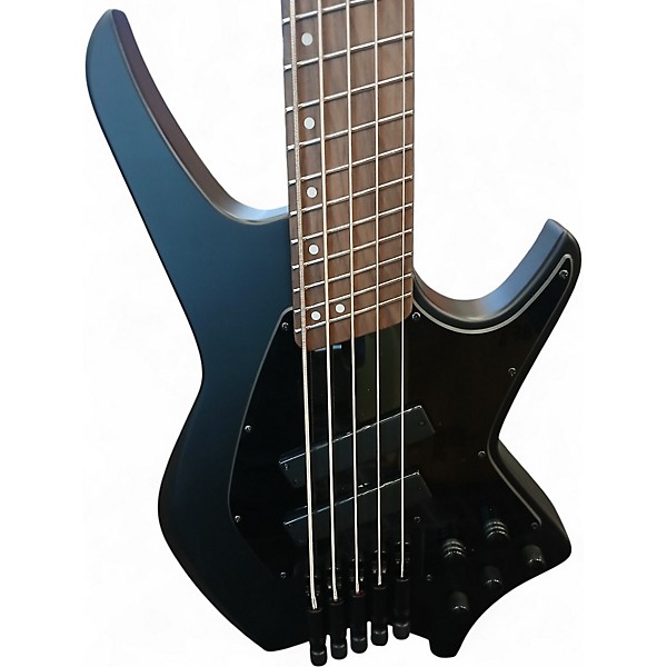 Used Hex NB505 Black Electric Bass Guitar
