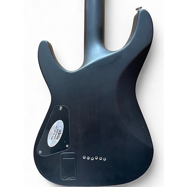 Used Schecter Guitar Research C-1 ELITE DIAMOND Translucent Black Solid Body Electric Guitar