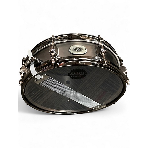 Used TAMA 13X4 Metalworks Snare Gunmetal Gray Drum