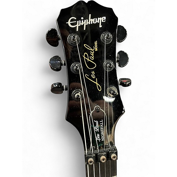 Used Epiphone Les Paul Nightfall Black Solid Body Electric Guitar