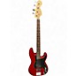 Used Squier Affinity Precision Bass Candy Apple Red Electric Bass Guitar thumbnail