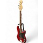 Used Squier Affinity Precision Bass Candy Apple Red Electric Bass Guitar