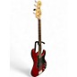 Used Squier Affinity Precision Bass Candy Apple Red Electric Bass Guitar