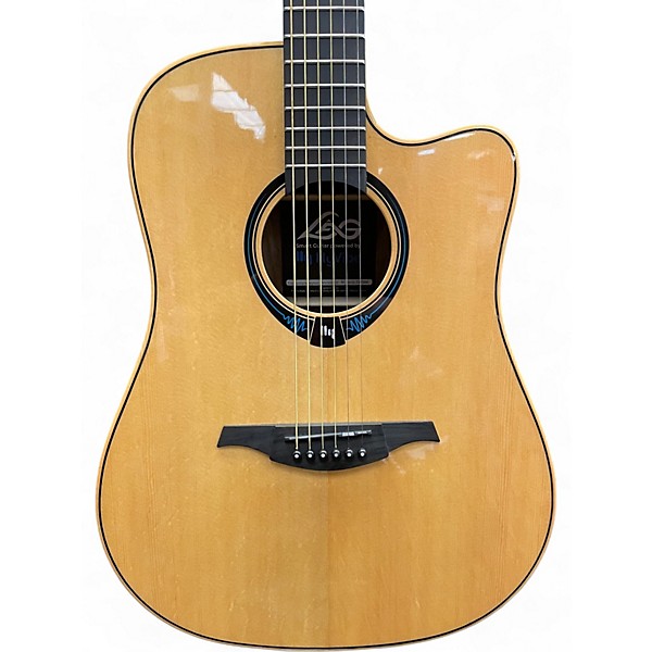 Used 2020s Lag Guitars HighVibe Natural Acoustic Guitar