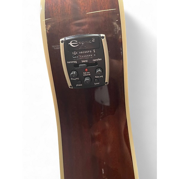 Used 2015 Epiphone Masterbuilt DR-500MCE Honey Blonde Acoustic Electric Guitar