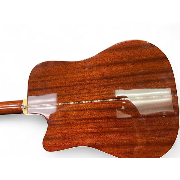 Used 2015 Epiphone Masterbuilt DR-500MCE Honey Blonde Acoustic Electric Guitar