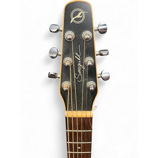 Used Seagull Entourage Rustic Cutaway Natural Acoustic Electric Guitar