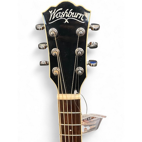 Used Washburn WCD18CE Natural Acoustic Electric Guitar