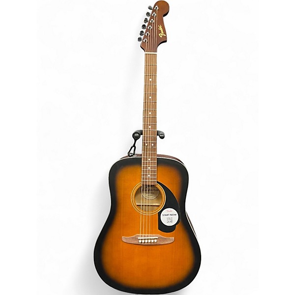 Used Fender Redondo 2 Color Sunburst Acoustic Electric Guitar