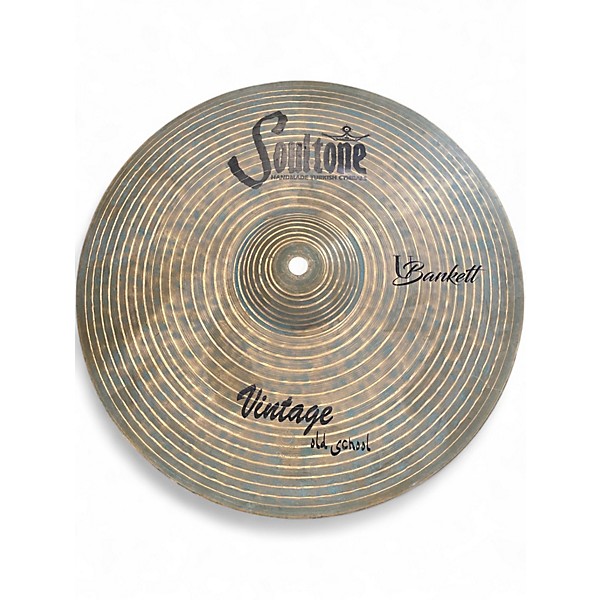 Used Soultone 14in VINTAGE OLD SCHOOL PATINA HI HATS Cymbal
