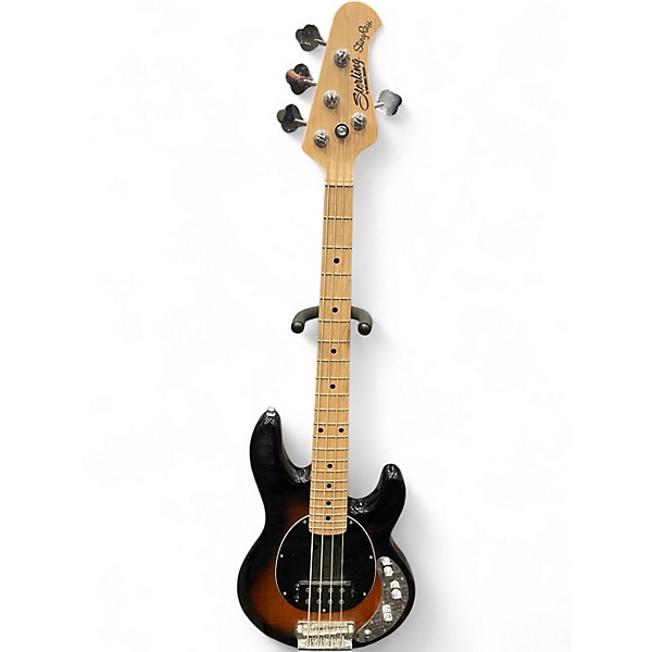 Used Sterling by Music Man StingRay Short Scale Tobacco Sunburst Electric Bass Guitar